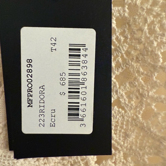 Maje Ridora Crochet Cut Out Dress SZ 42 NWT - Picture 6 of 6